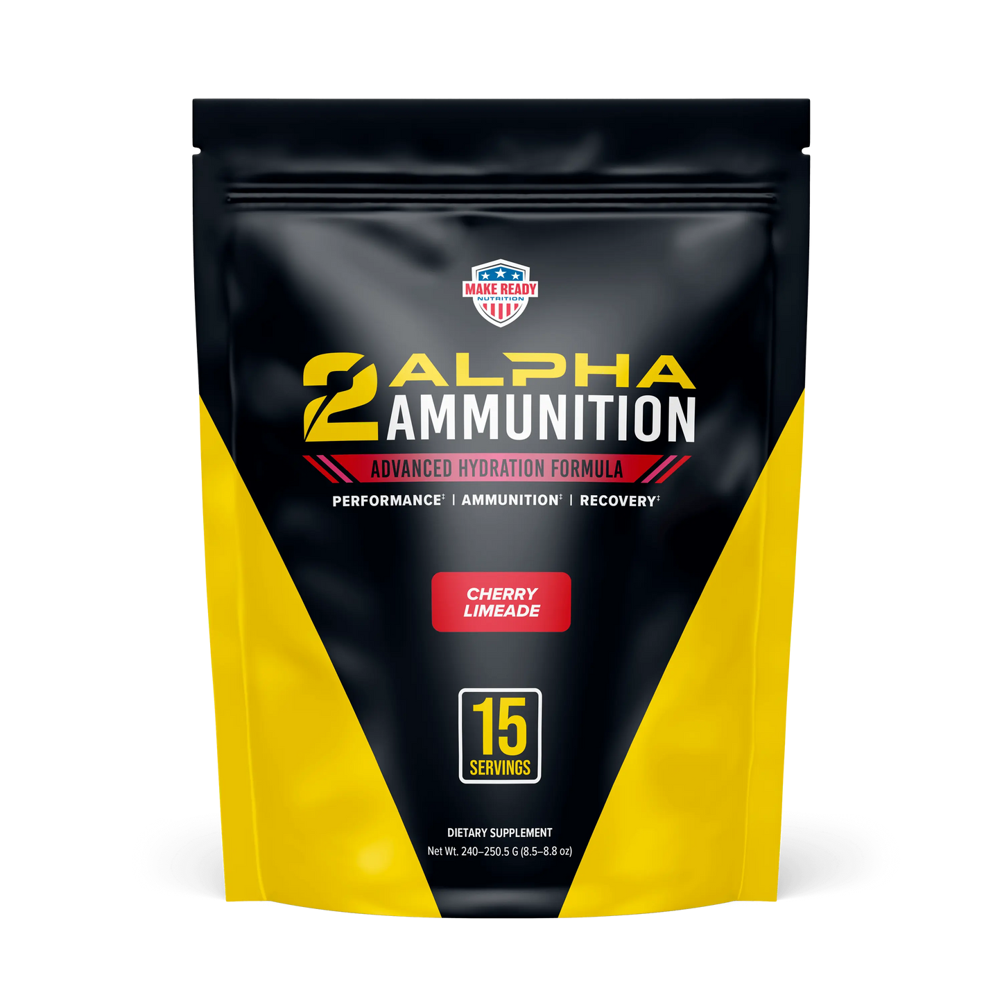 2ALPHA Ammunition Cherry Limeade Stick Packs Make Ready Nutrition