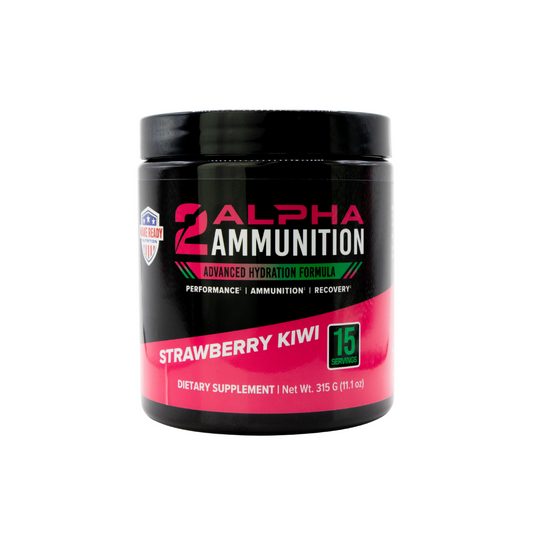 2ALPHA Ammunition Strawberry Kiwi (Advanced Hydration, Stamina, & Immune Support)