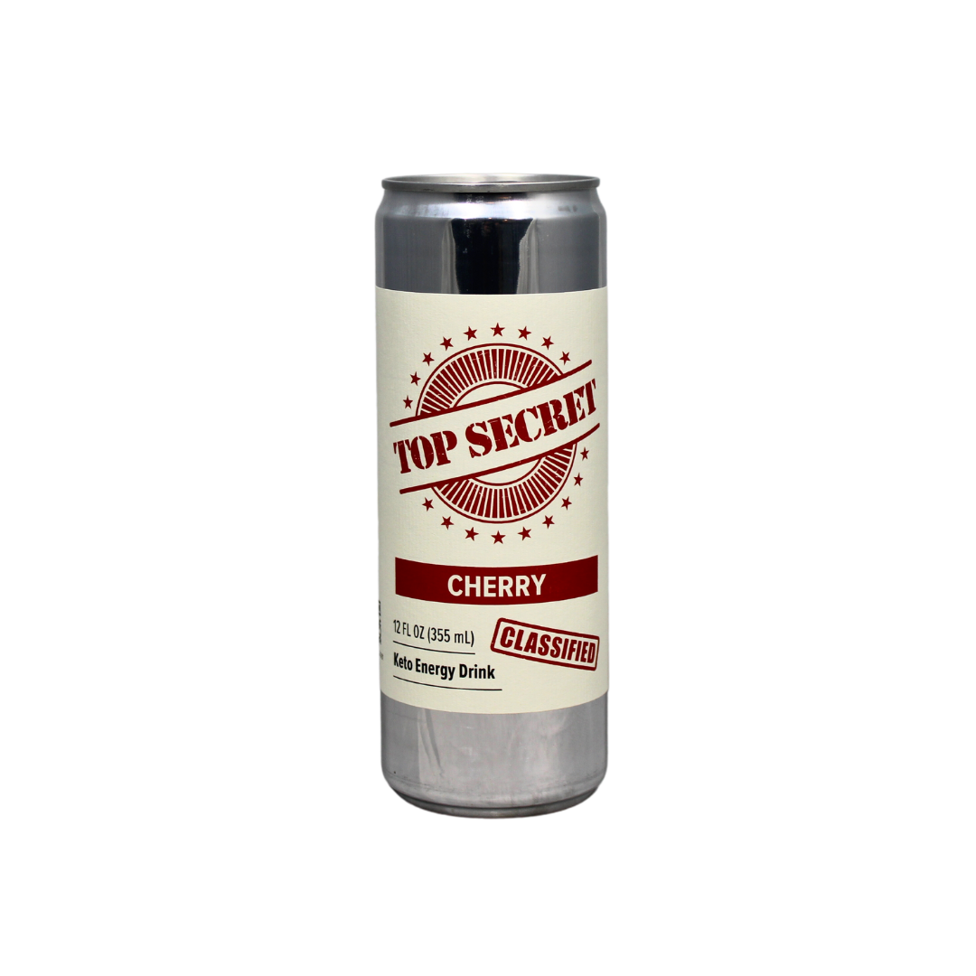 Top Secret Cherry Energy Drink 12pk