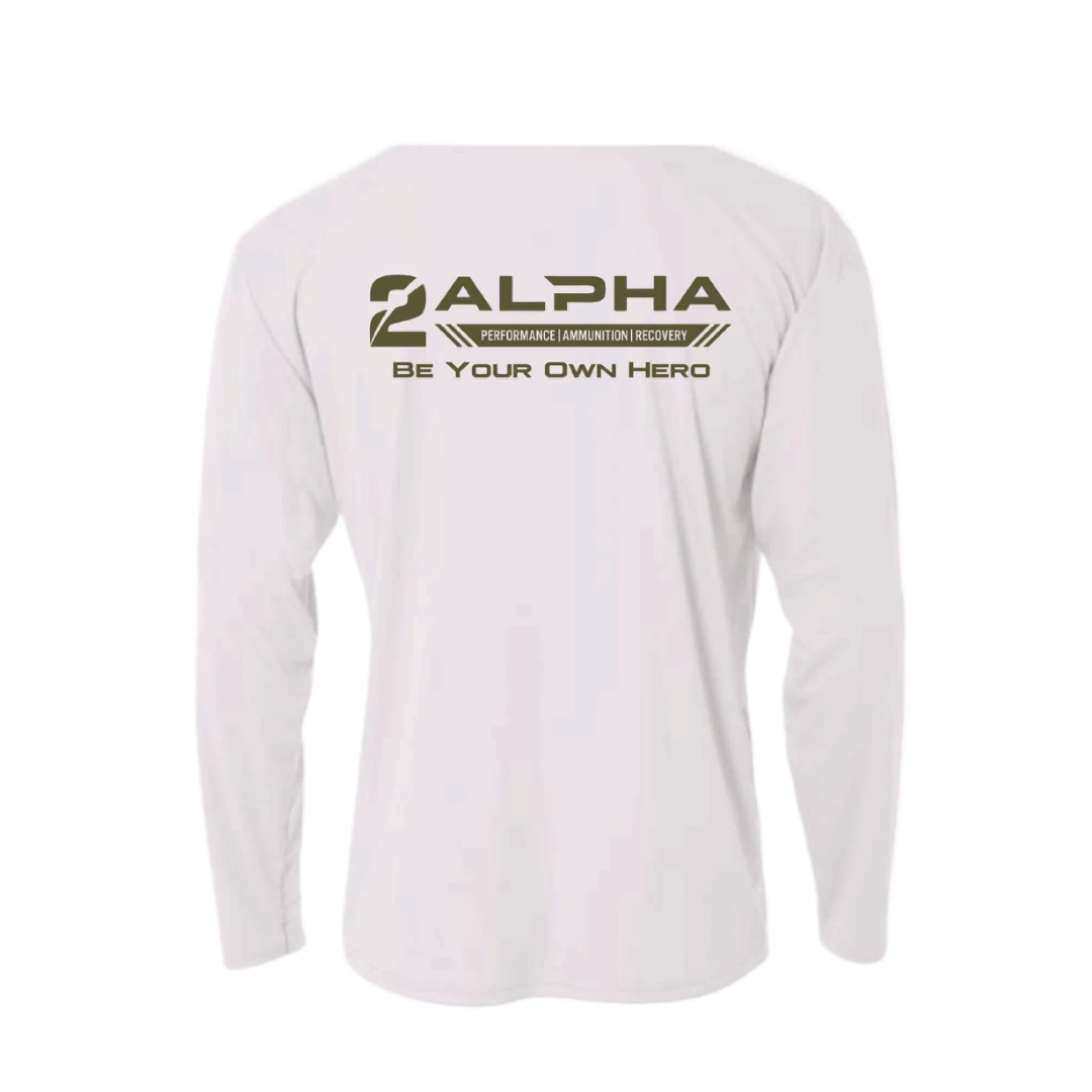 Be Your Own Hero - White Long Sleeve