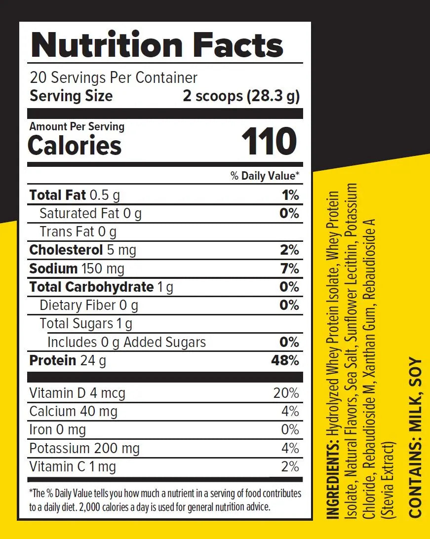 2ALPHA Recovery (25g Protein ) VANILLA Make Ready Nutrition