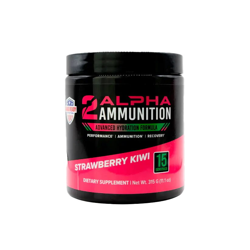 2ALPHA Ammunition Strawberry Kiwi (Advanced Hydration, Stamina, & Immune Support) Make Ready Nutrition