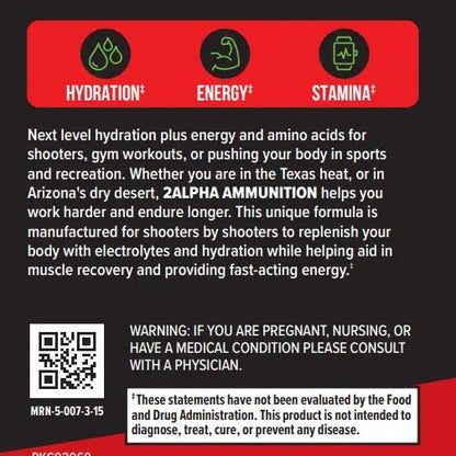 2ALPHA Ammunition Cherry Limeade (Hydration, Stamina, & Immune Support) - Make Ready Nutrition and 2Alpha