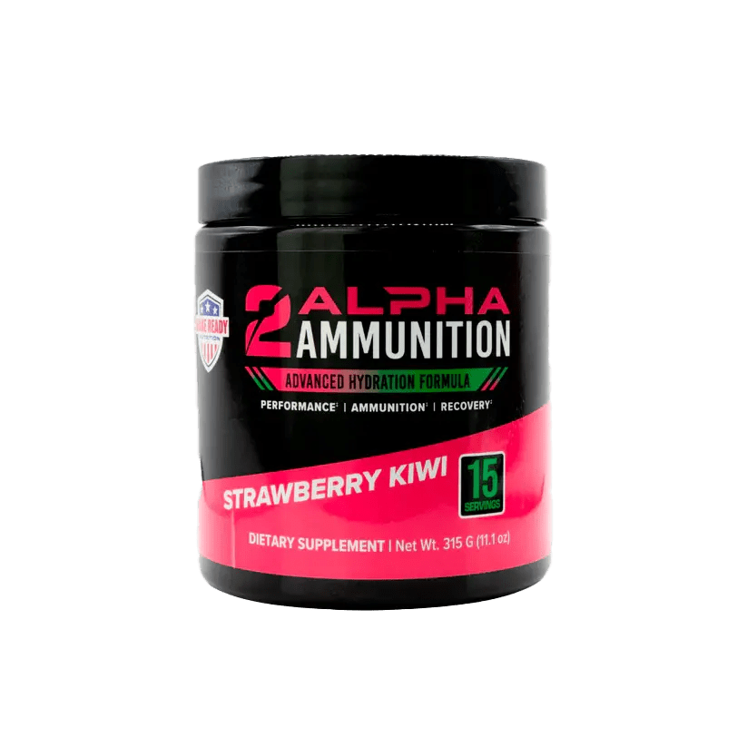 2ALPHA Ammunition Strawberry Kiwi (Advanced Hydration, Stamina, & Immune Support) - Make Ready Nutrition and 2Alpha
