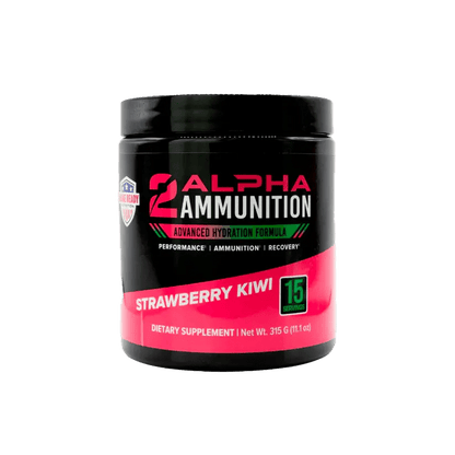 2ALPHA Ammunition Strawberry Kiwi (Advanced Hydration, Stamina, & Immune Support) - Make Ready Nutrition and 2Alpha