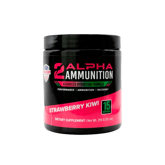 2ALPHA Ammunition Strawberry Kiwi (Advanced Hydration, Stamina, & Immune Support) - Make Ready Nutrition and 2Alpha