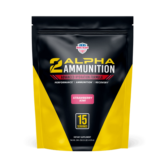 2ALPHA Ammunition Strawberry Kiwi Stick Packs - Make Ready Nutrition and 2Alpha