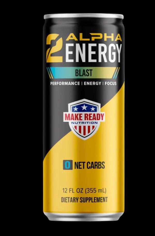 2ALPHA Energy & Cognitive Drink 12pk Lemon Lime - Make Ready Nutrition and 2Alpha