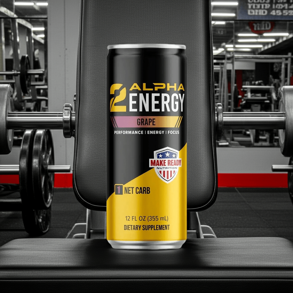 2Alpha Energy & Cognitive Drink Grape 12 pack - Make Ready Nutrition and 2Alpha