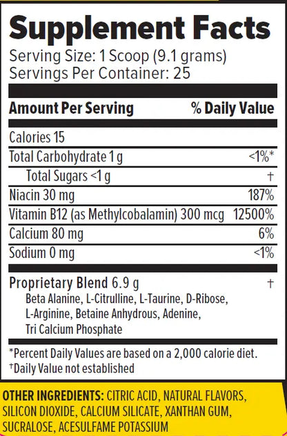 2ALPHA Performance Berry Energy (Caffeine Free) Make Ready Nutrition