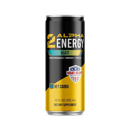 2Alpha Energy & Cognitive Drink BLAST 12 pack Make Ready Nutrition