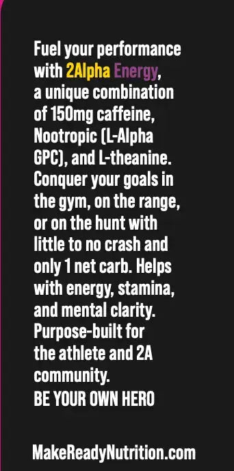 2Alpha Energy & Cognitive Drink Grape 12 pack Make Ready Nutrition