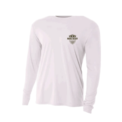 Be Your Own Hero - White Long Sleeve - Make Ready Nutrition and 2Alpha