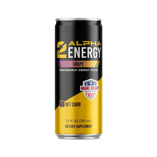 2Alpha Energy & Cognitive Drink Grape 12 pack Make Ready Nutrition